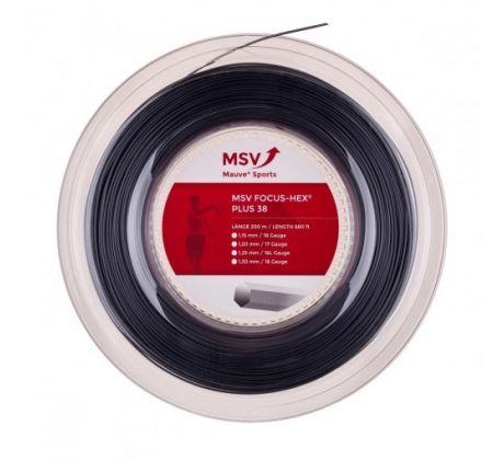 MSV Focus Hex Plus 38 1,30mm 200m čierna